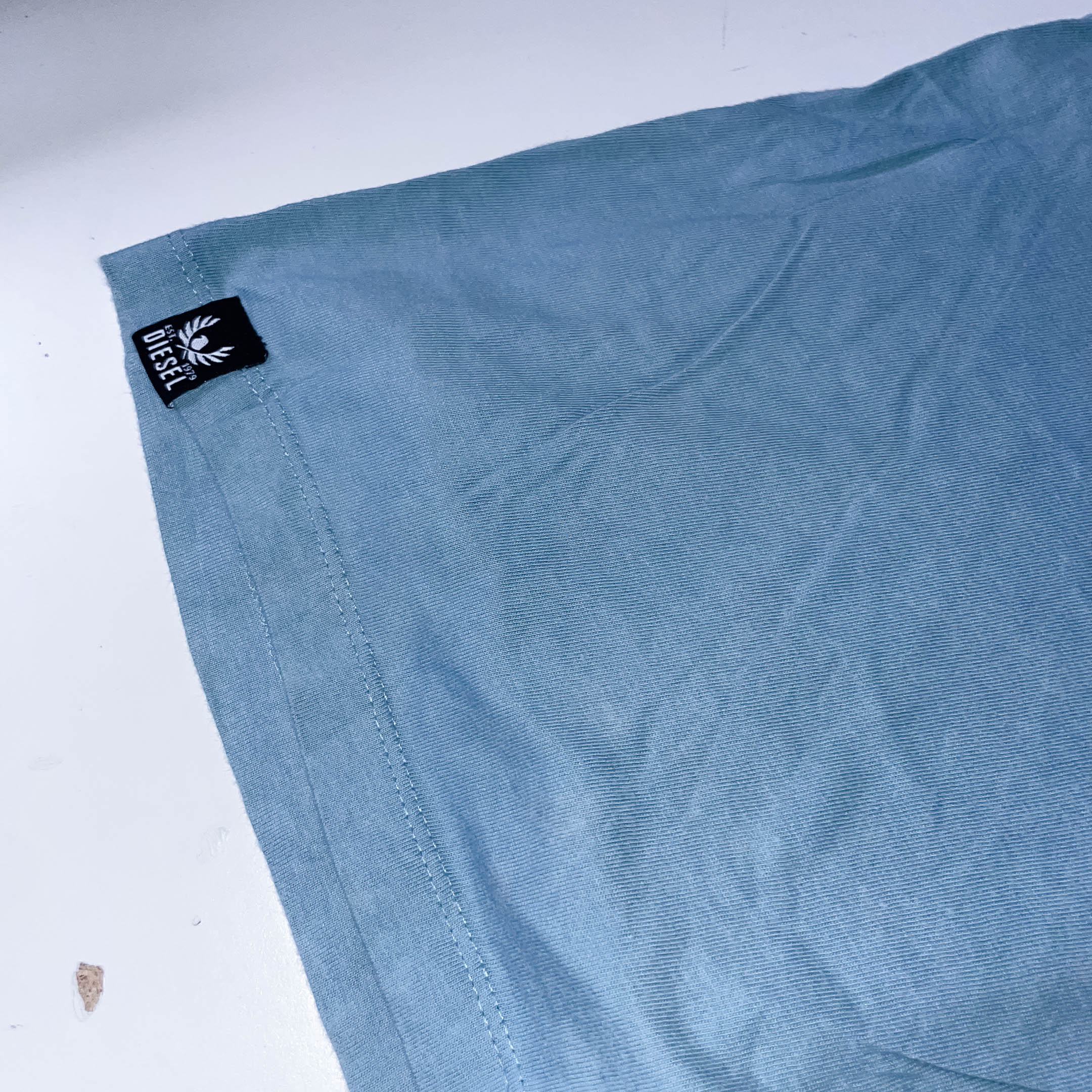 Vintage Diesel Green washed cotton mens large tees