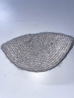 Vintage Knitted cream womens zara beret