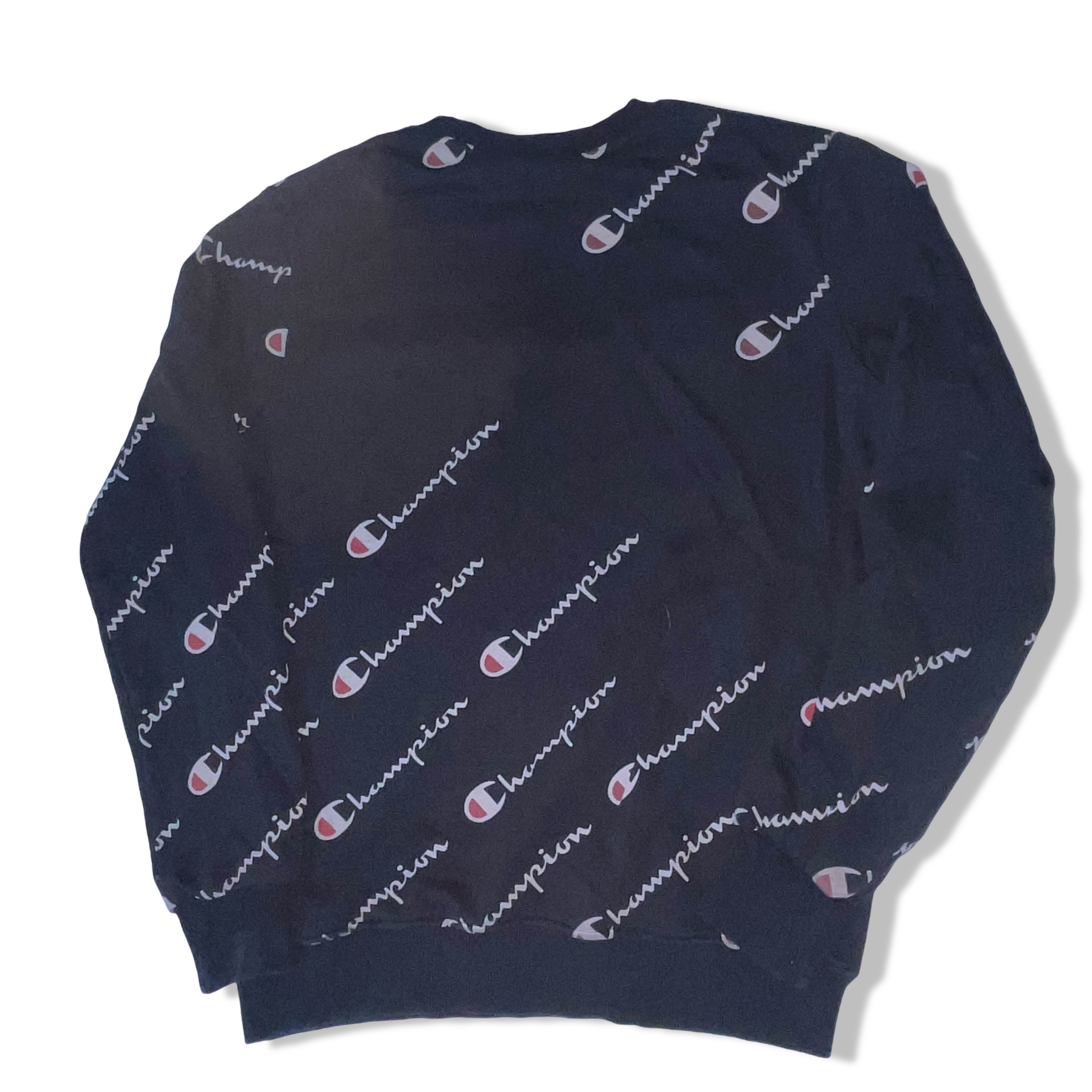 Vintage champion life mens  reserve wave crewneck black sweatshirt size S | 3663