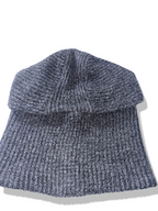 Zara man grey cashmere beanie hat