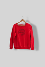 Vintage red puma sport lifestyle womens large crew neck sweatshirt