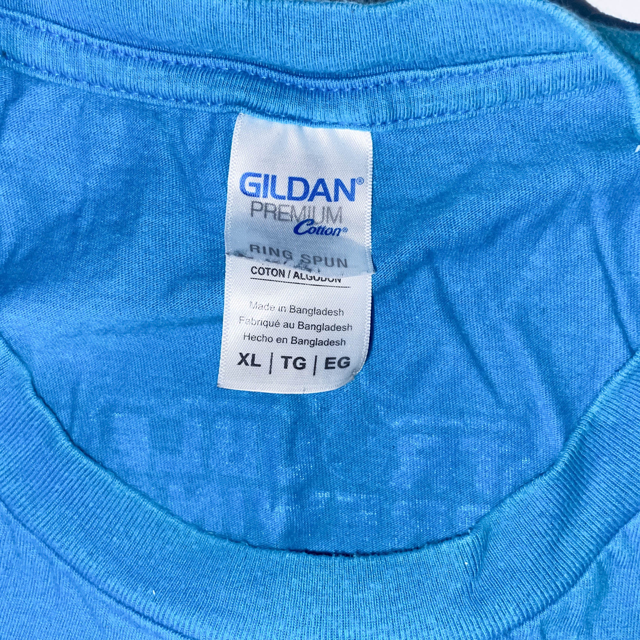 Vintage Blue Gildan Trouble Brewing Irish Craft bear premium cotton XL tees