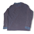 Vintage mens Weekend Offender grey long sleeve polo shirt size S| L26 W20 | 3682