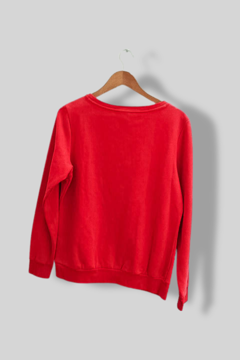 Vintage red puma sport lifestyle mens large crew neck sweatshirt