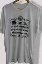 Vintage Adidas FC Bayern Muchen Graphics mens white medium tees