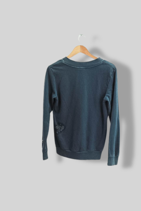 Vintage Puma vneck blue medium womens sweatshirt