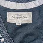 Y2K Abercrombie & Fitch womens grey studded 90's small vest