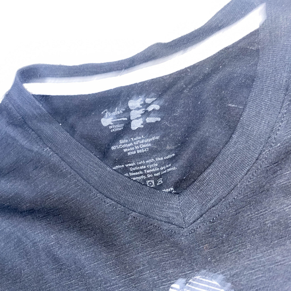 Vintage Fender 1954 Stratocaster Guitar Graphic black large Tee Shirt