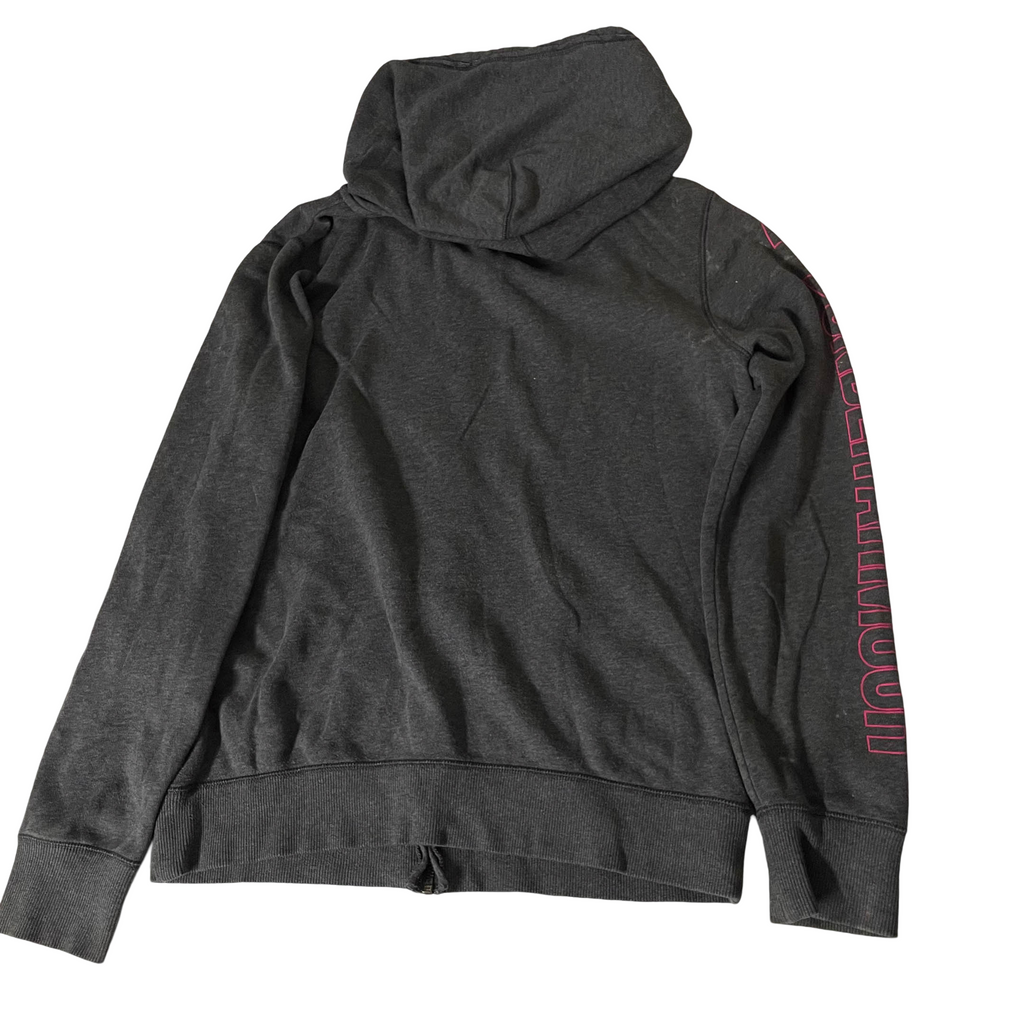 Vintage women's grey Under Armour full zip hoodie in XS| L 25 W 20| SKU 3724