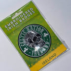 vintage Embroidery irish celtic nation badges