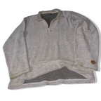 Vintage Crane cream 1/4 zip up mens medium sweatshirt