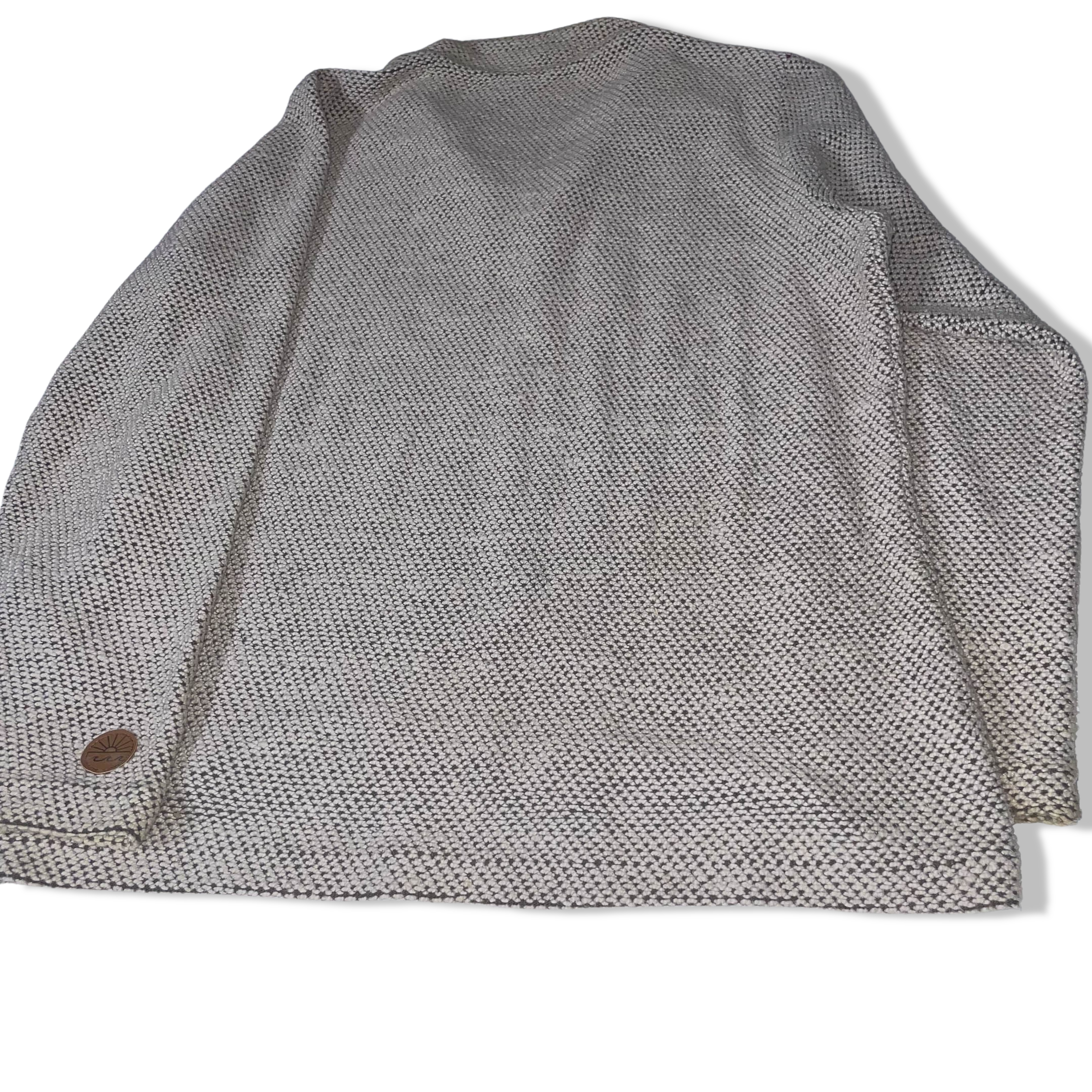 Vintage Crane cream 1/4 zip up mens medium sweatshirt