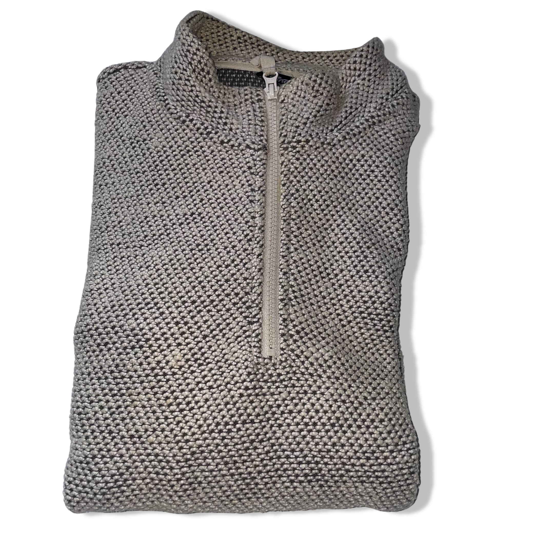 Vintage Crane cream 1/4 zip up mens medium sweatshirt