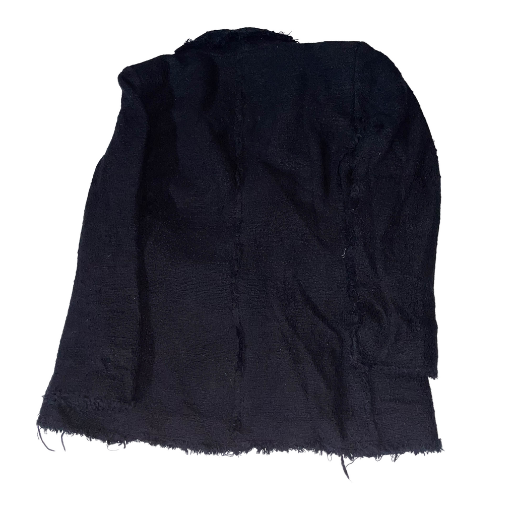 Zara made in Morocco Women's Double breasted black blazers in S| L 29 W 19| 3725