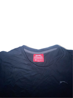 Vintage Plain black slazenger tees size S