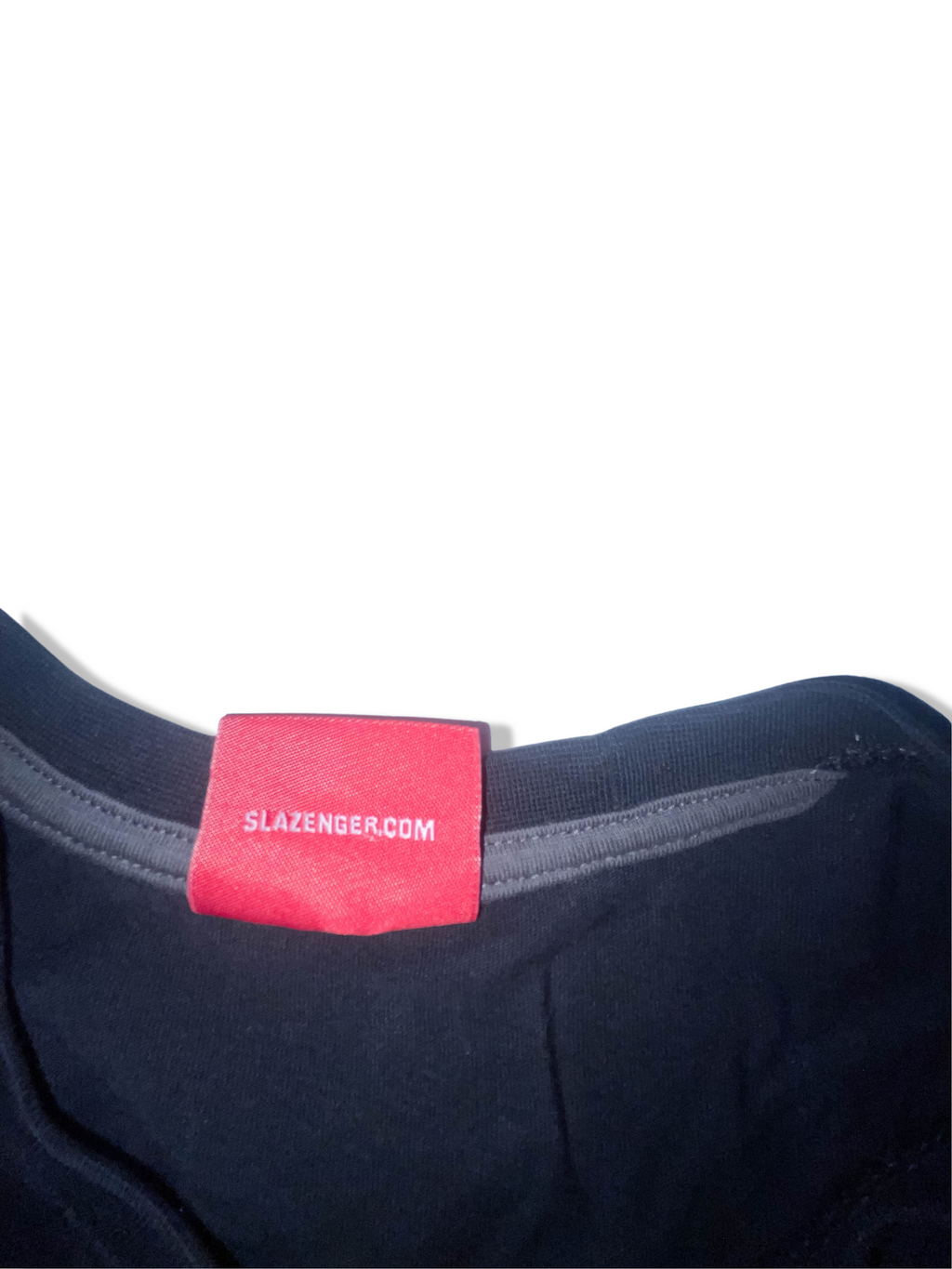 Vintage Plain black slazenger tees size S