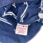 Vintage Superdry blue stripe regular fit mens medium polo shirt