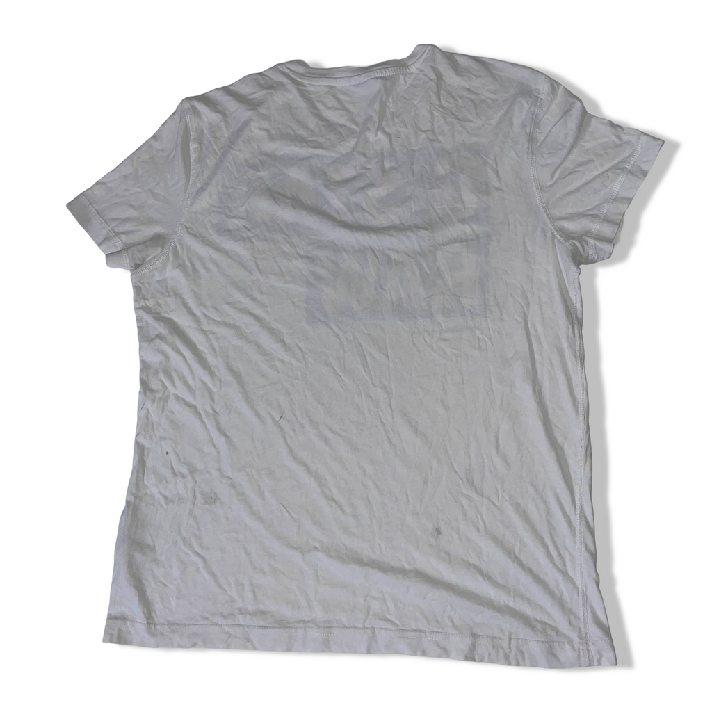 Vintage men's white G-star raw original denim large tees | L 27 W 20 | SKU 3685