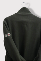 Vintage Crossfield khaki green flecce full zip medium jacket