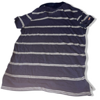 Vintage Superdry blue stripe regular fit mens medium polo shirt