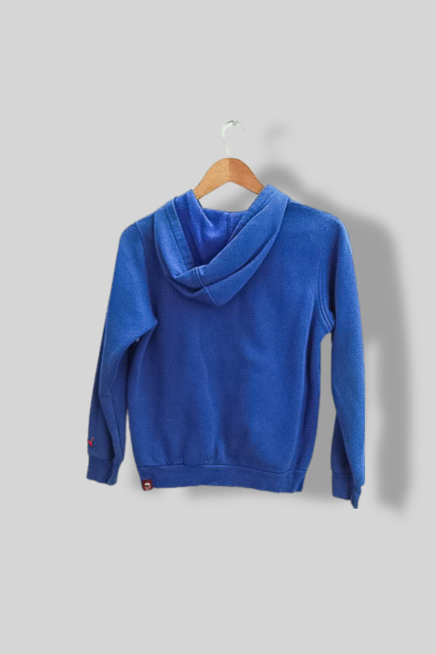 Vintage small blue puma graphics hoodie