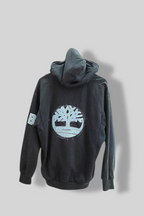 Vintage TBL grey graphics full zip up large hoodie