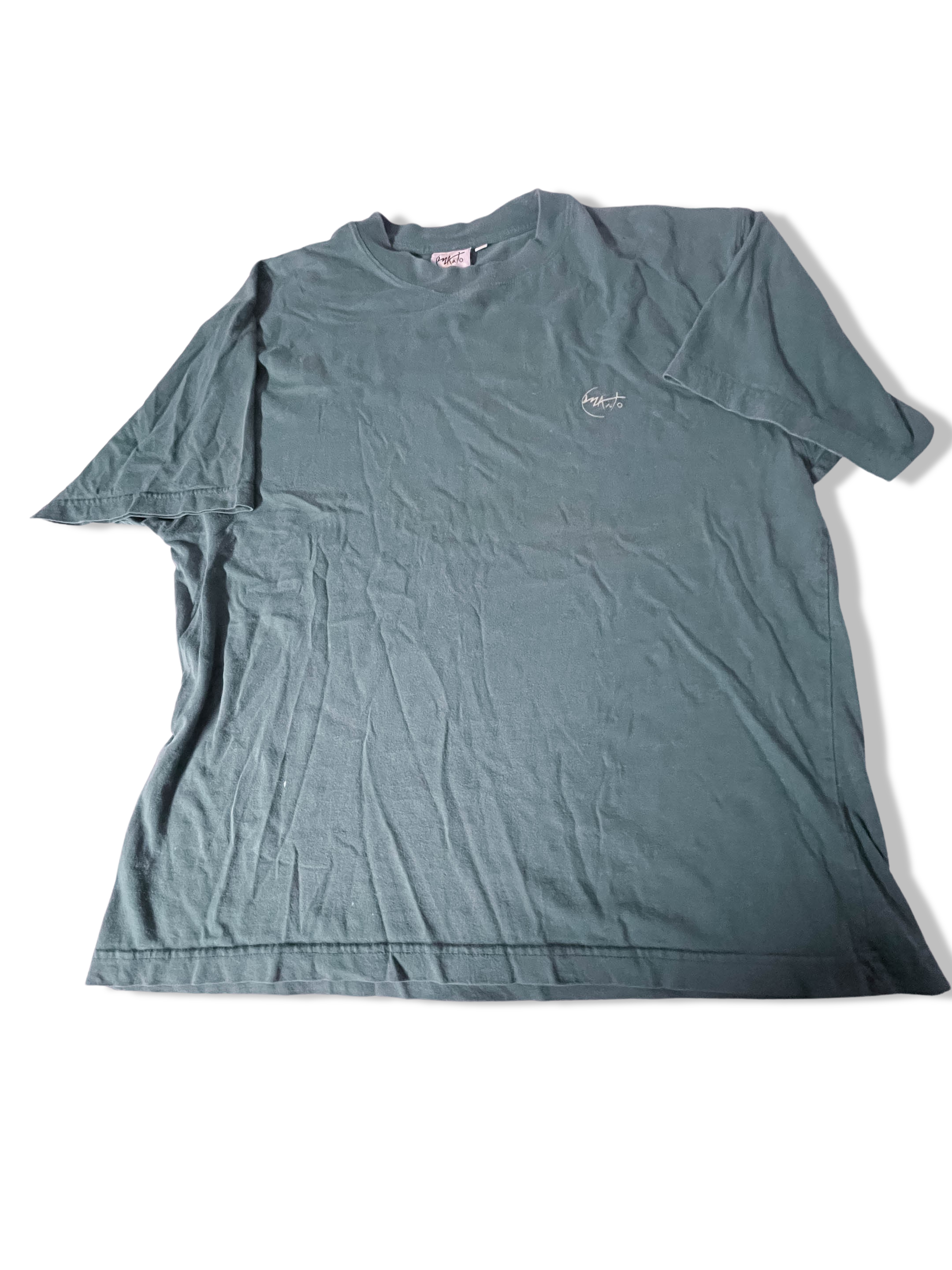 Vintage Lyanto mens Natural element forest trail graphics green tees size M 