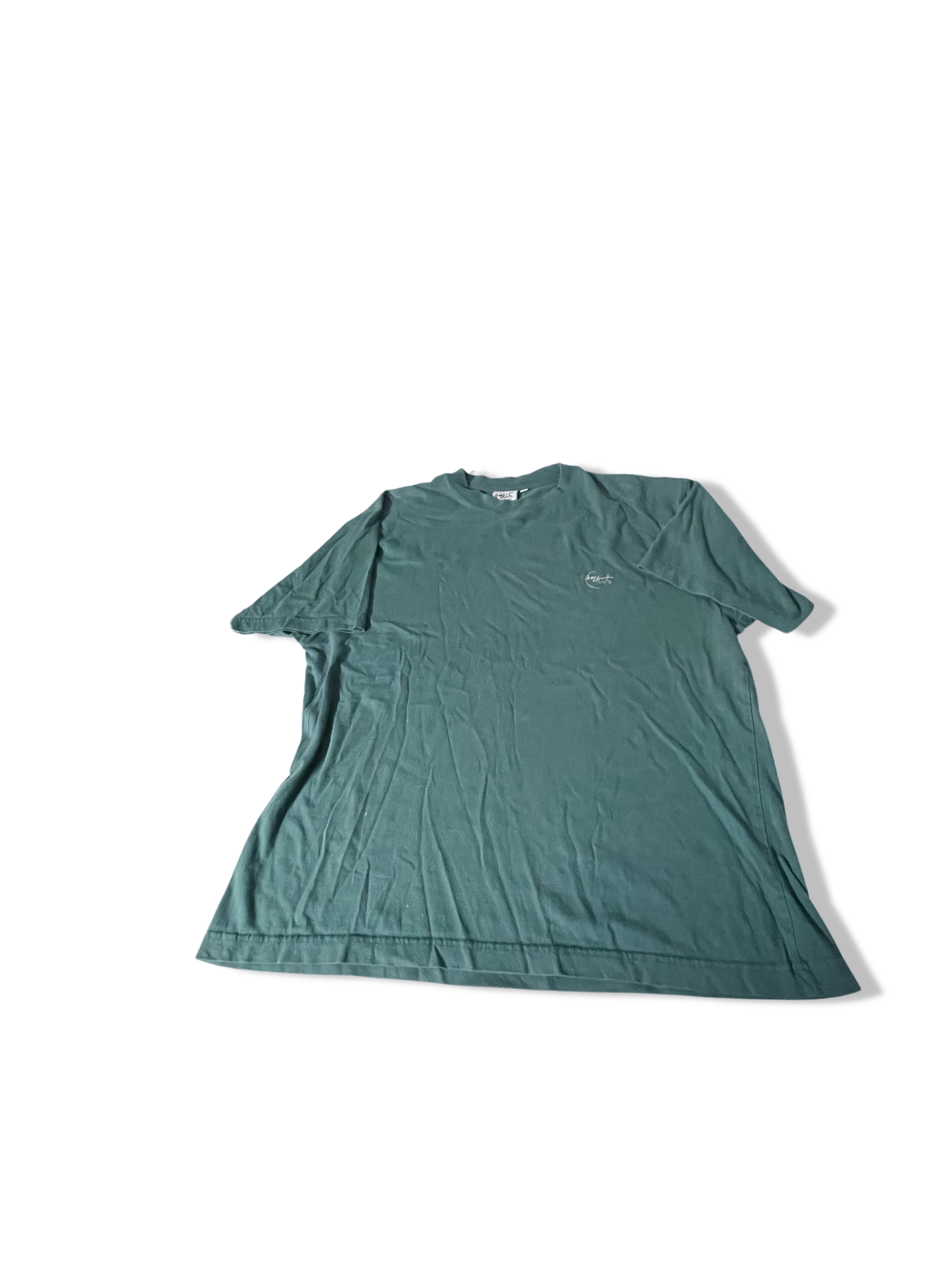 Vintage Lyanto mens Natural element forest trail graphics green tees size M 