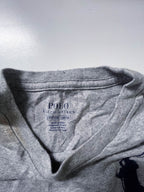 Vintage polo ralph lauren big logo small grey tees