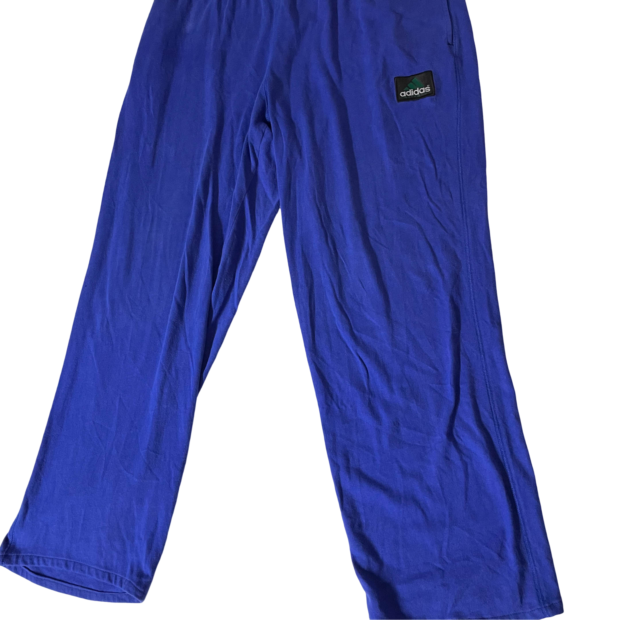 Vintage 90's Adidas Equipment blue sweat pant in L| L 34 W 28| SKU 3729