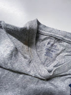 Vintage polo ralph lauren big logo small grey tees