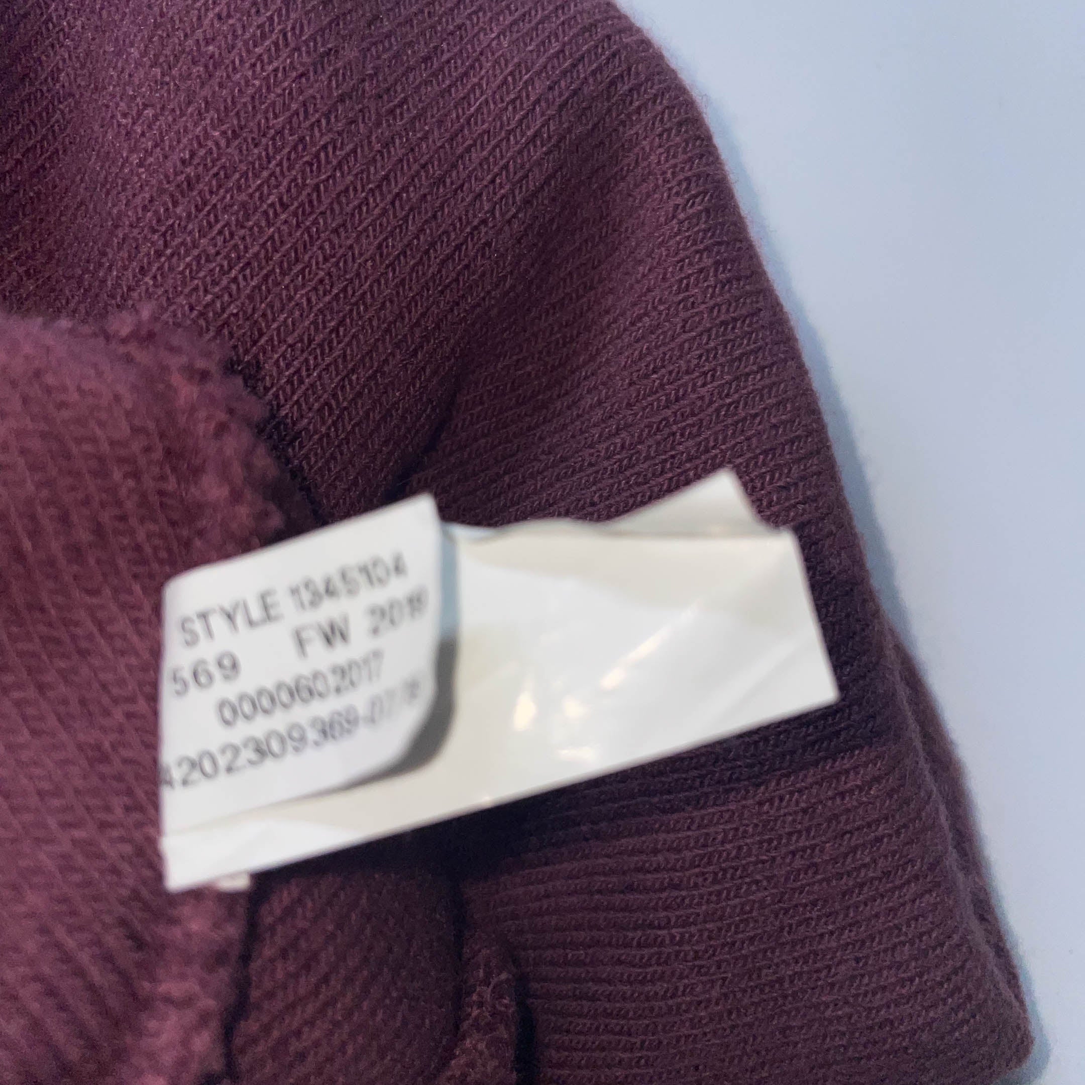 Vintage Under Armour big logo burgundy beanie winter hat