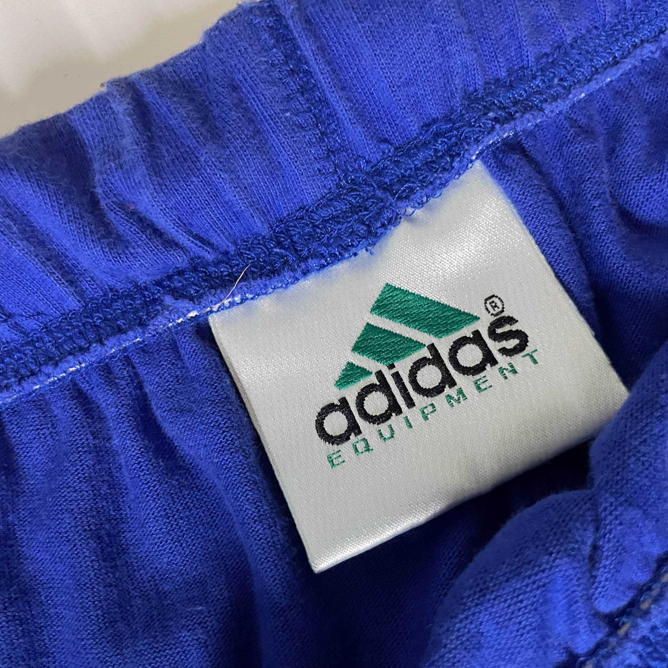 Vintage 90's Adidas Equipment blue sweat pant in L| L 34 W 28| SKU 3729