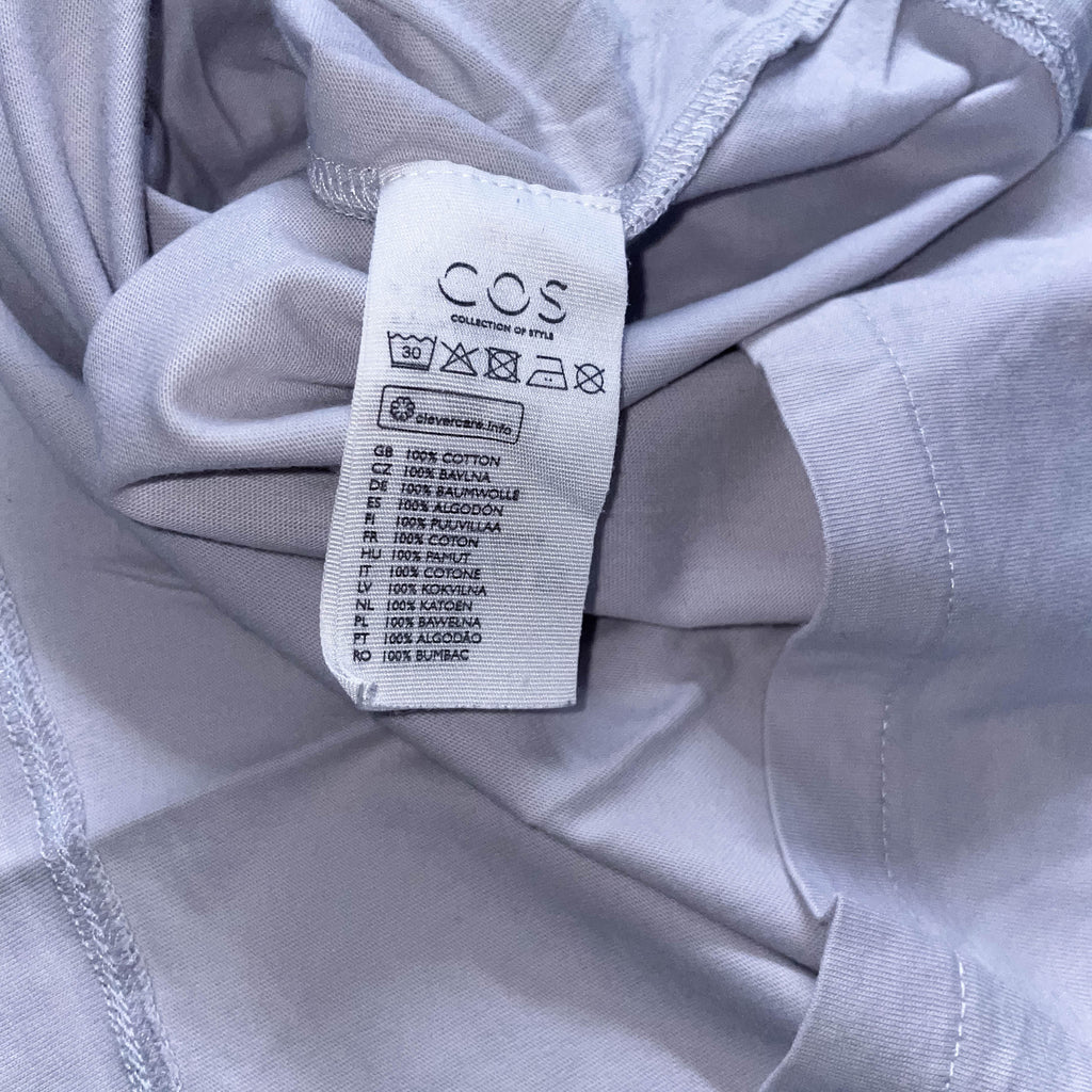 Vintage COS grey small mens short sleeve tees with front chest pocket