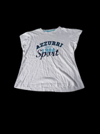Vintage white womens Azzuri sport large tees