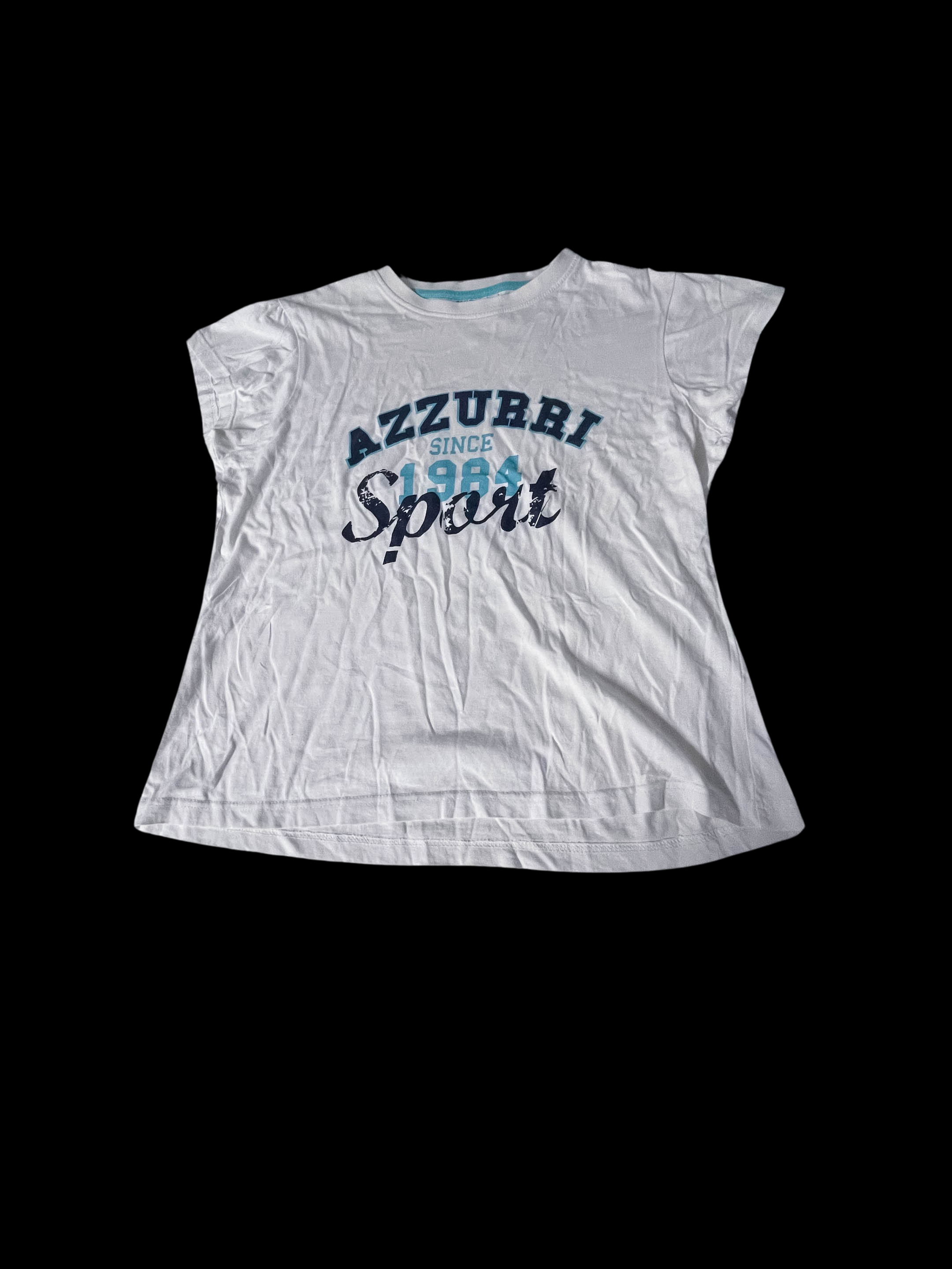 Vintage white womens Azzuri sport large tees