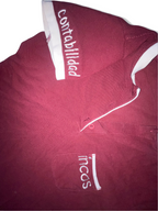 Vintage Incos burgundy 3 button up small tees
