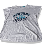 Vintage white womens Azzuri sport large tees