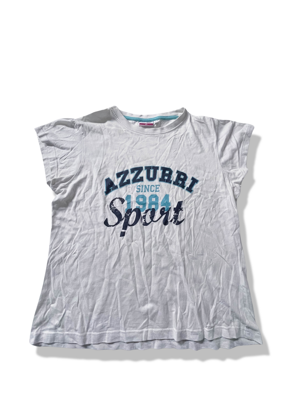 Vintage white womens Azzuri sport large tees