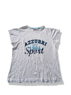 Vintage white womens Azzuri sport large tees