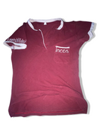 Vintage Incos burgundy 3 button up small tees