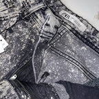 Vintage Zara Grey Acid wash jeans straight leg trouser US 30  with new tag| 3705