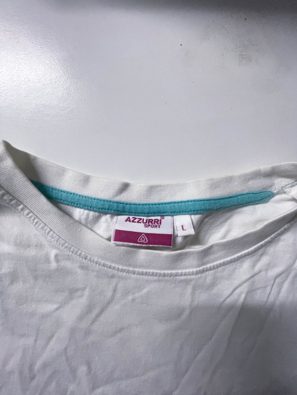 Vintage white womens Azzuri sport large tees