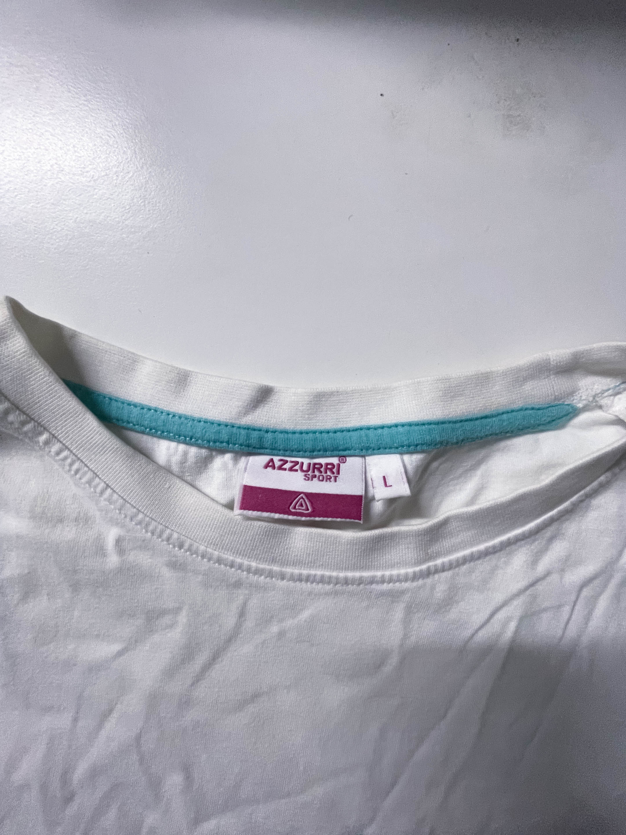 Vintage white womens Azzuri sport large tees