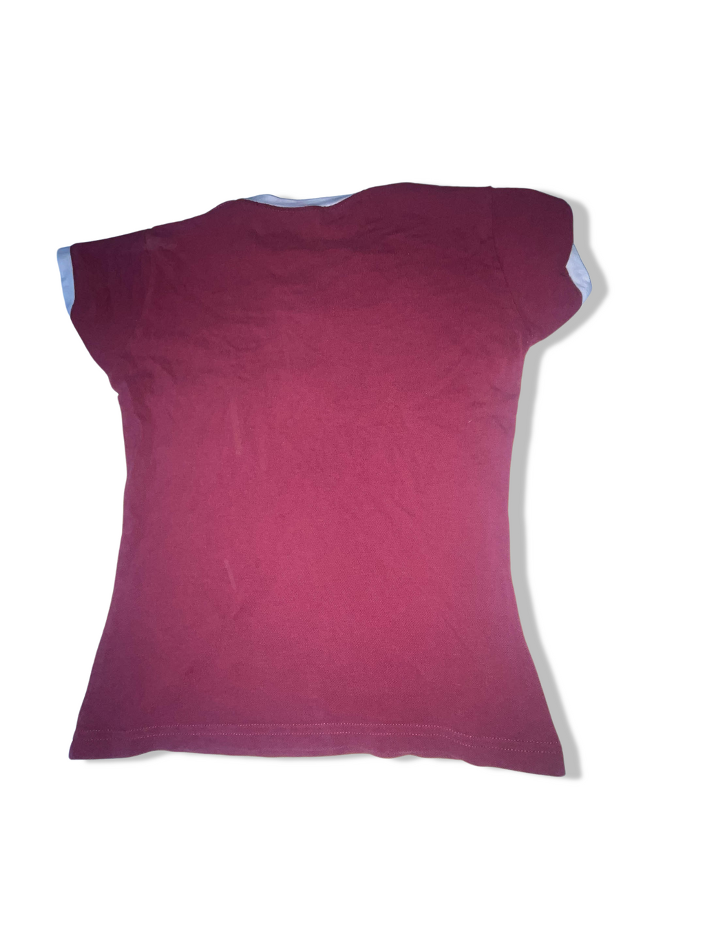 Vintage Incos burgundy 3 button up small tees