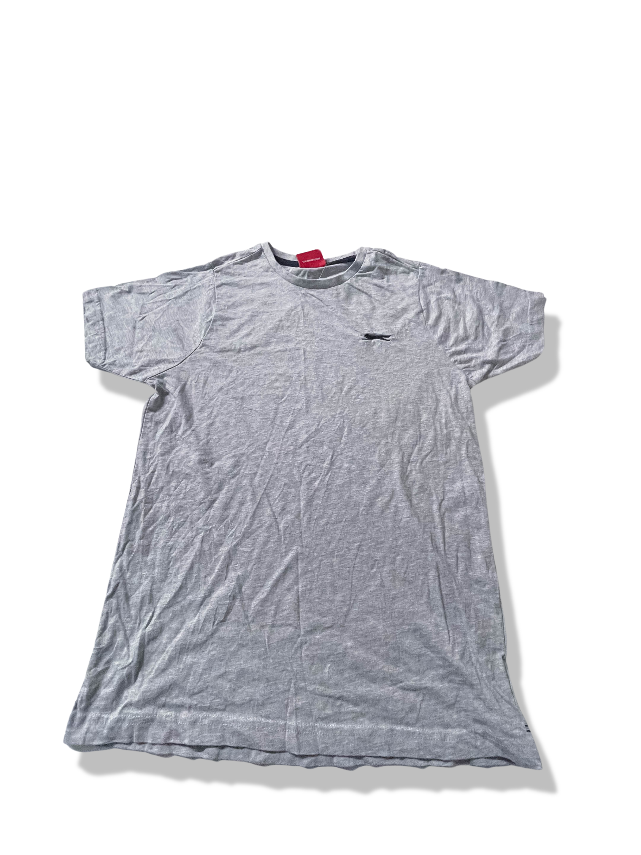Vintage mens plain grey slazenger tshirt size XS