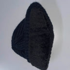 Vintage Vcogfly black winter beanie hat| Black | SKU 3689