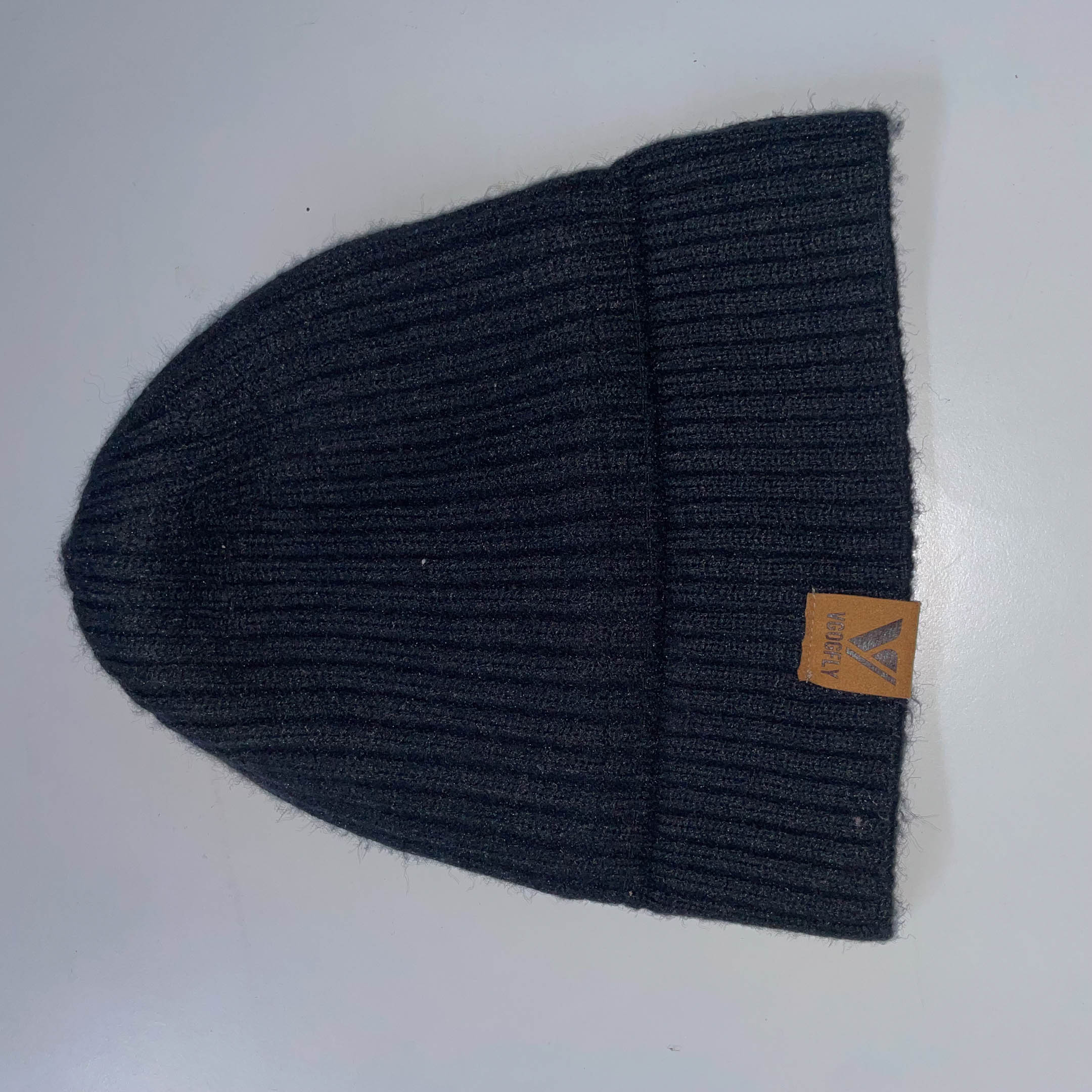Vintage Vcogfly black winter beanie hat| Black | SKU 3689