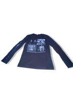 Vintage black Next level graphics long sleeve medium tees