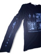 Vintage black Next level graphics long sleeve medium tees